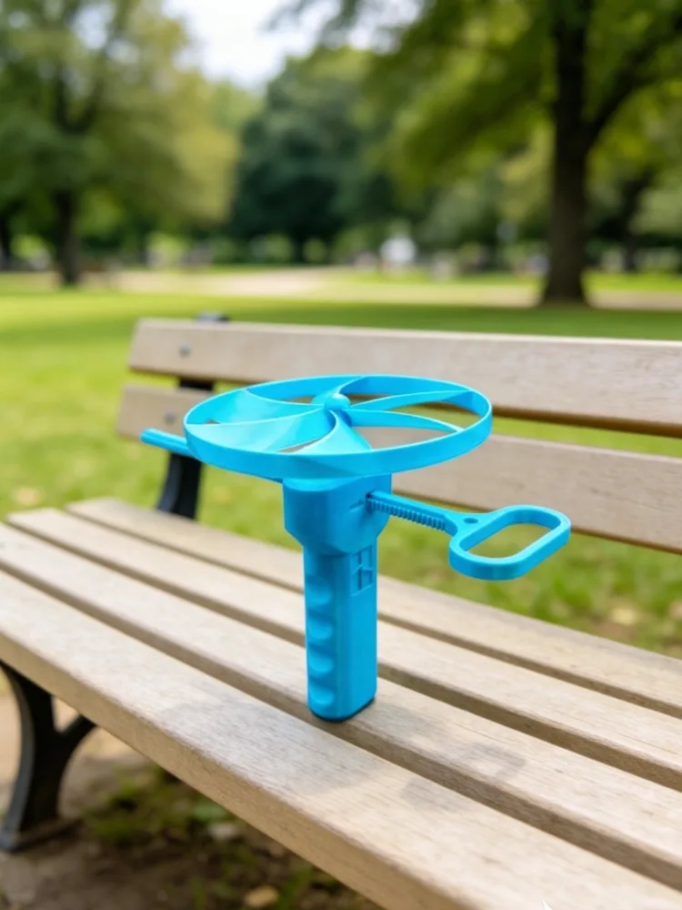 Girocóptero de brinquedo impresso em 3D